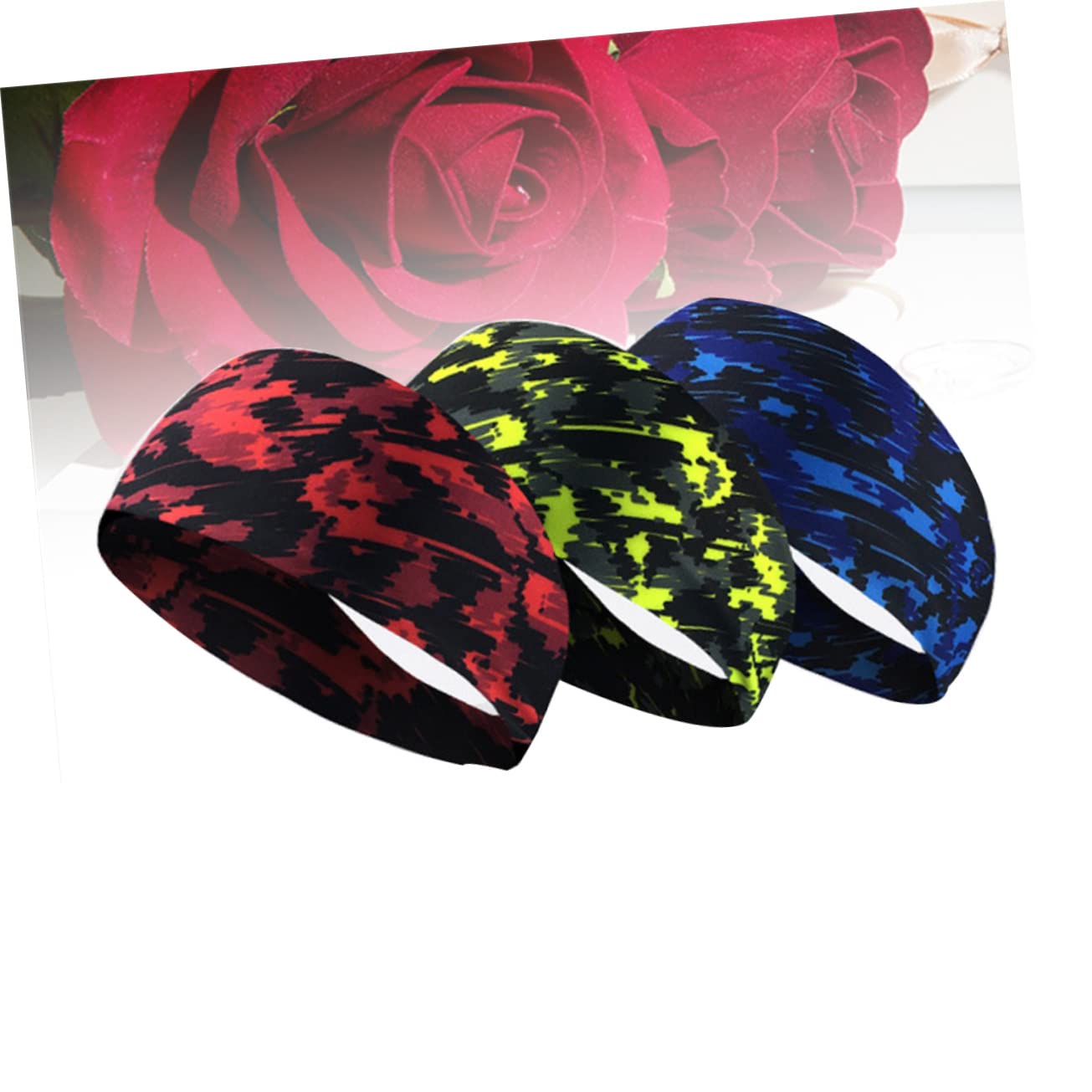 6 Pezzi Fasce Per Uomo Fascia Sportiva e Per Calcio ia ia Per ia Sportiva ia Da Corsa Turbante Per Uomo Attrezzatura Da Basket Elasticità E Donna
