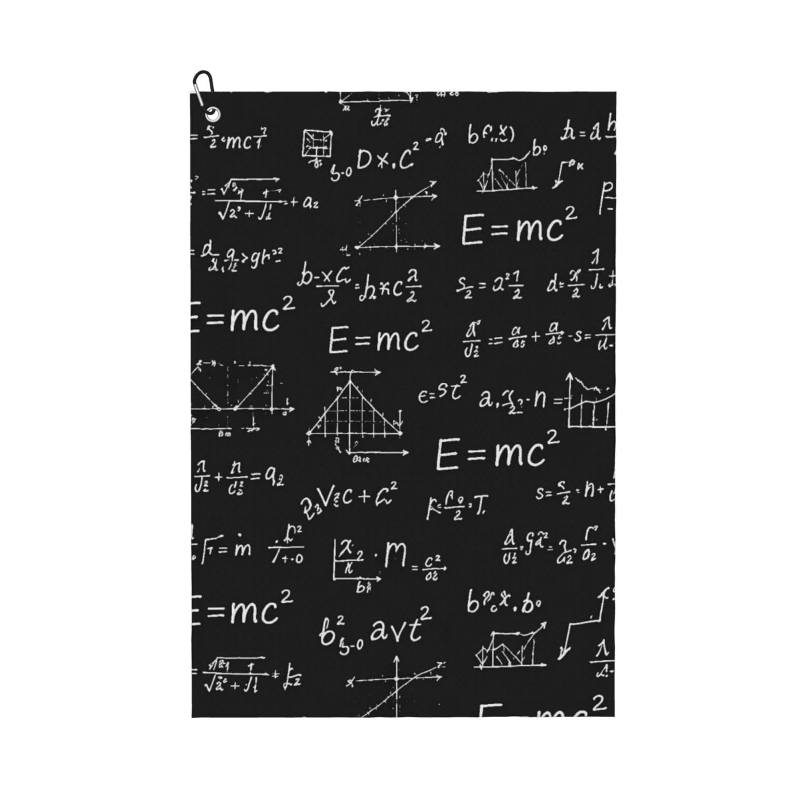 BSDFGSDD Math Formula Equation Black Golf Towel 24 x 16 inches