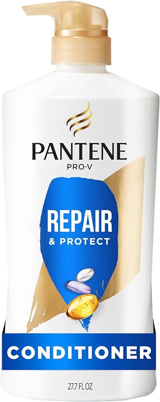 Conditioner, Repair & Protect - Pro-V Nutrients, 2x Breakage Protection for Dry, Color-Treated Hair, Healthy Looking Hair Every Wash, Antioxidant-Rich, Paraben Free, 25.1 Fl Oz