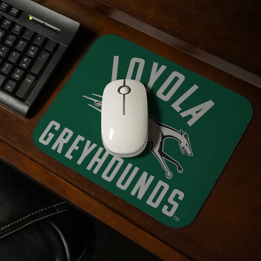 Loyola University Maryland Greyhounds Logo Low Profile Thin Mouse Pad Mousepad
