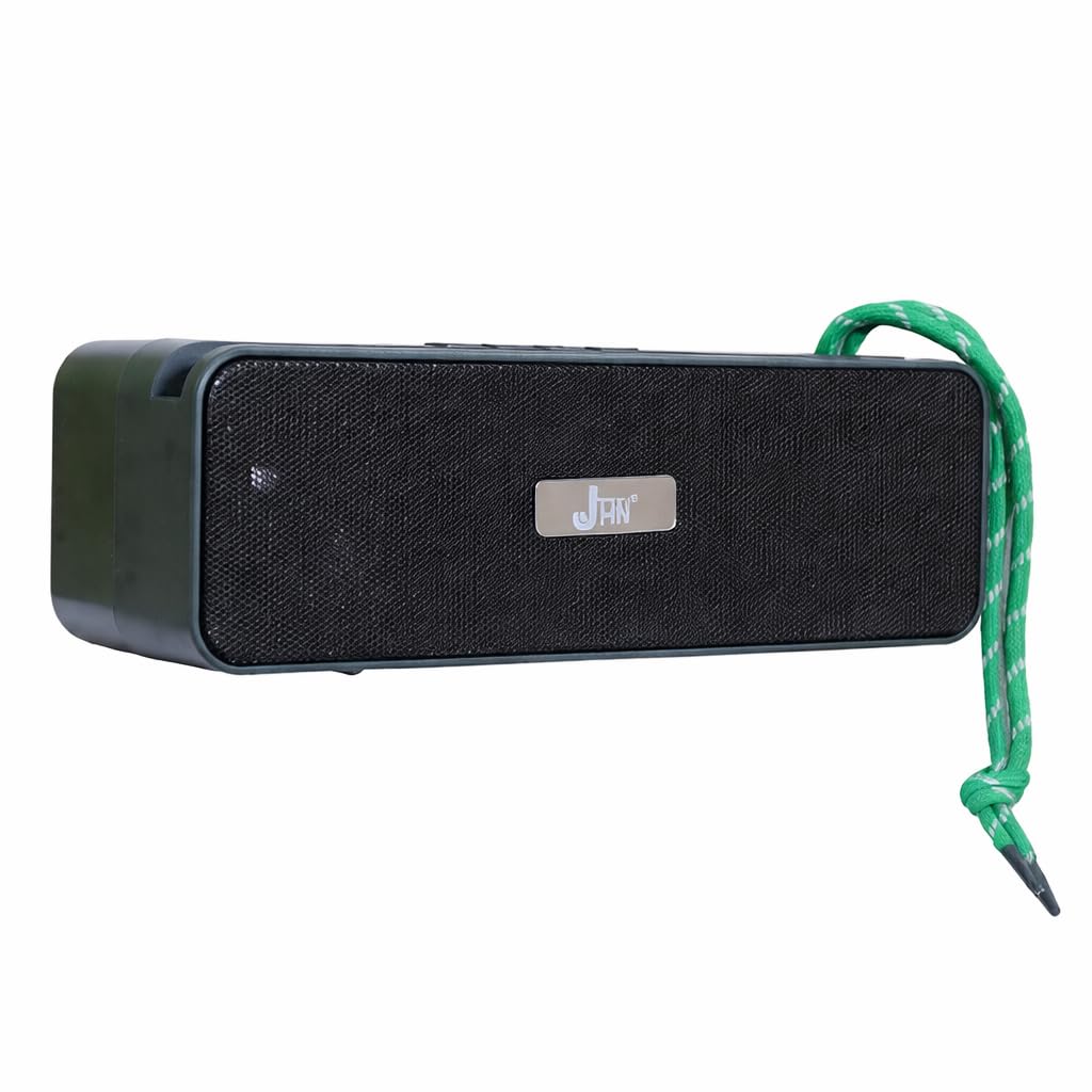 JHN Power Sound 10W Portable Bluetooth Speaker with FM Radio, Heavy Bass Wireless Speaker, Type-C Fast Charging, USB & TF Card Support, 6 Hours Playtime, Portable Bluetooth Speakers (Green)-image-30