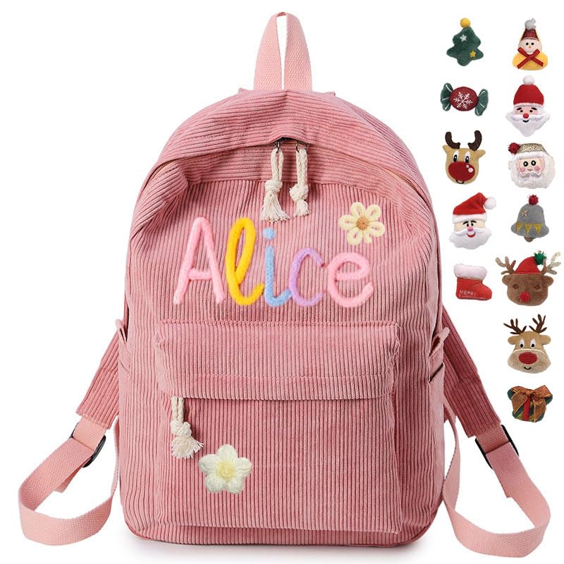 Custom Corduroy School Bag