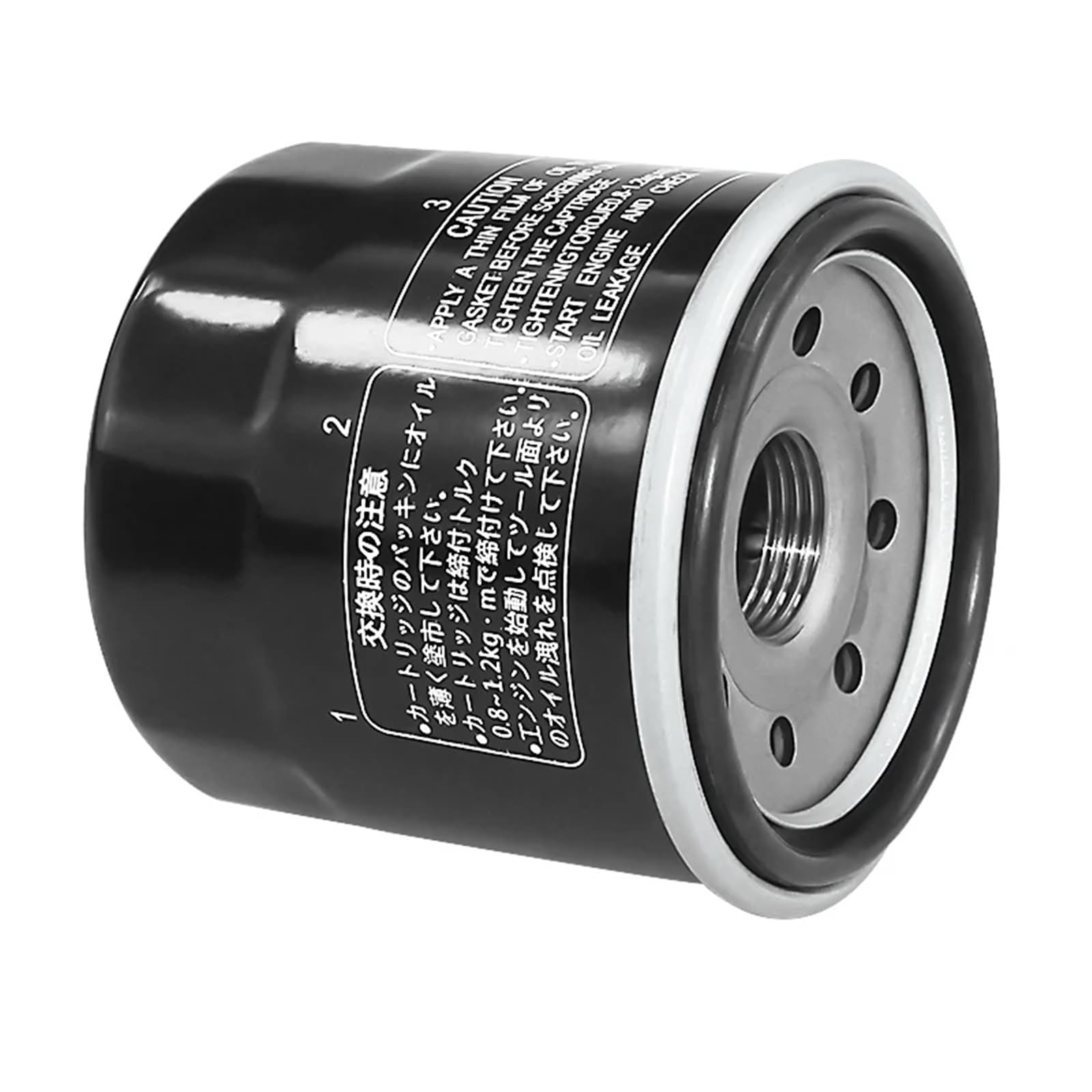 Filtro olio per motociclette Adatto per Yam&aha Grizzly YFM 350 400 Wolverine 450 550 660 Kodiak 700 YFM350X YFM450FX YFM550F 1/2/3 pezzi Filtro olio(Black 3)