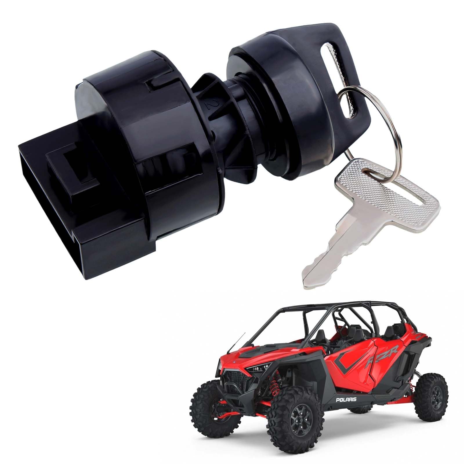 Ignition Switch for Polaris Sportsman 400 425 500 570 700 800 900 1000 Sportsman 400 500 600 RZR 570 800 900 1000 - Replace 4012165 4011002 Polaris