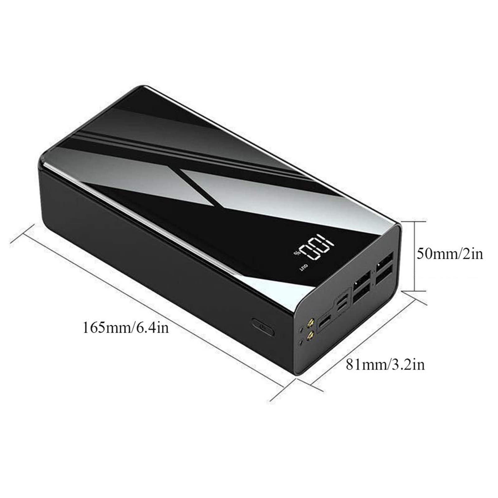 Caricabatterie portatile Power Bank Ricarica rapida Batteria esterna Telefono cellulare Mobile Power Bank Portatile 60000Mah Power Bank Caricabatterie Batteria del telefono Power Bank Banca