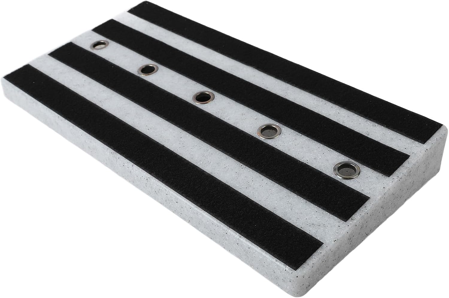 Asixxsix Multi Effects Guitar Pedal Board, Large Size Design Effect Pedalboard, Portable PE Material, Lightweight and Sturdy, for Accessories, Power Supply (White Marble Design)