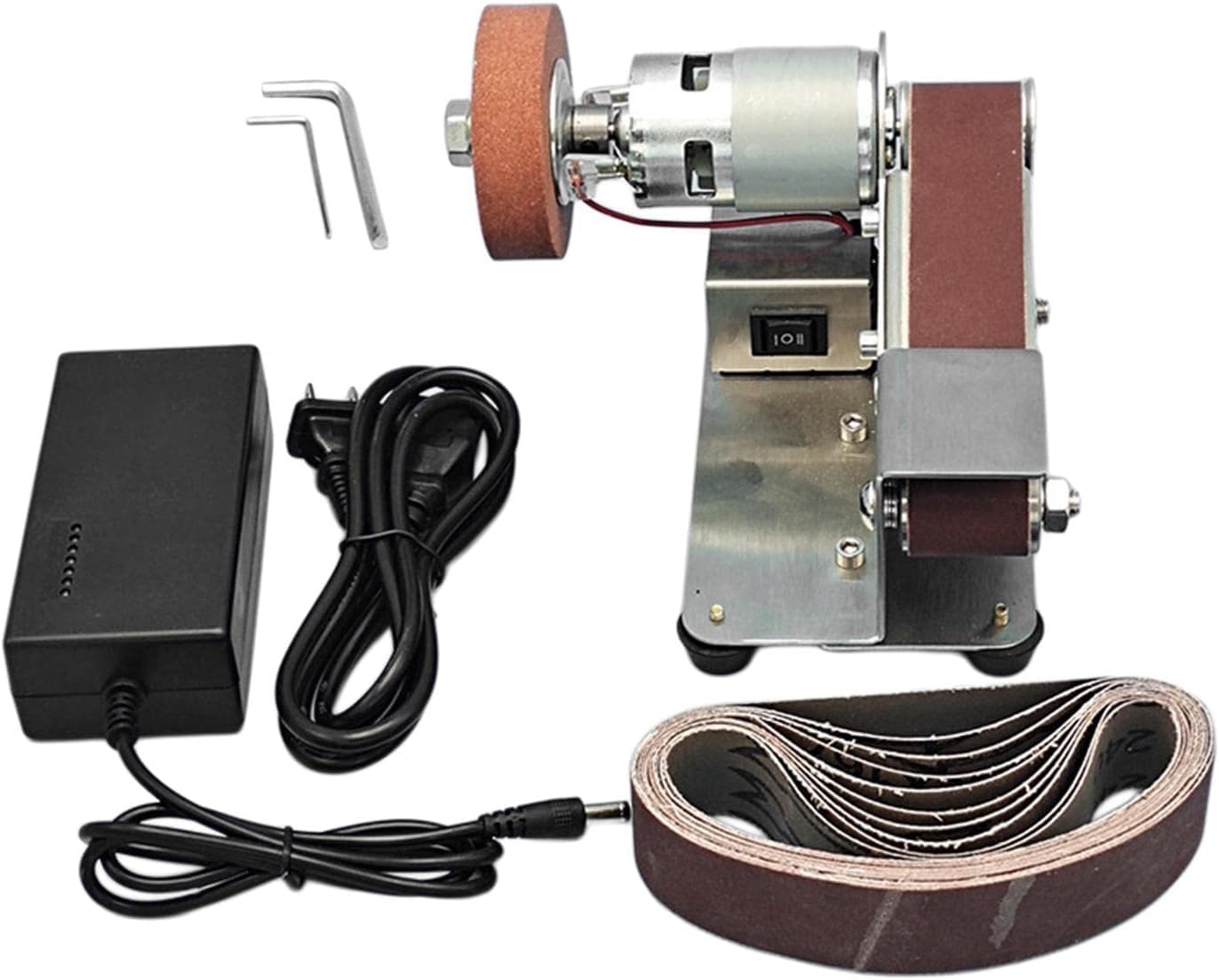 Amazon | ベルトサンダー 電動サンダー ミニベルトサンダー 多