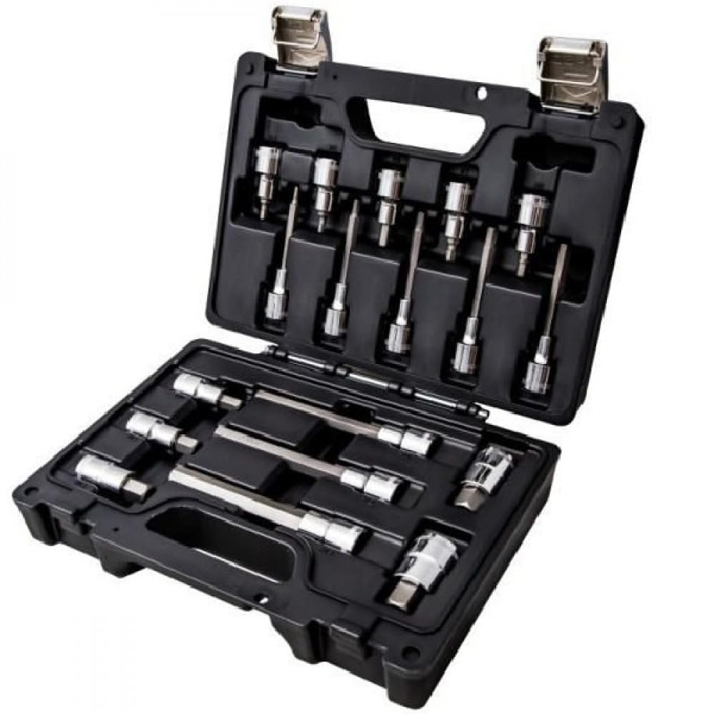 Beta BW 923E-PE/C18 - Assortimento di 18 chiavi a bussola per viti con impronta esagonale in cassetta di plastica