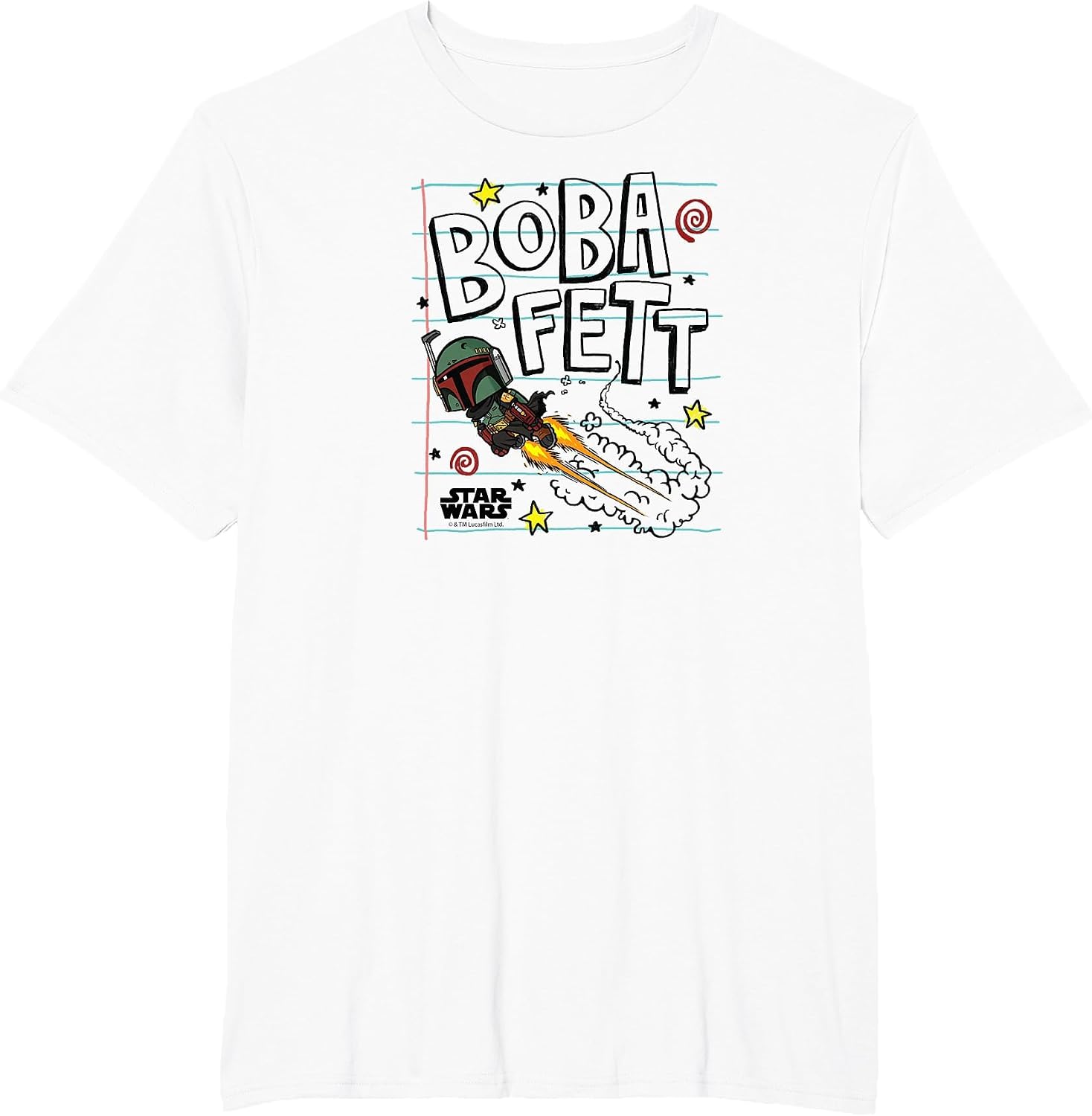 Star Wars - Boba Fett Scribbles T-Shirt