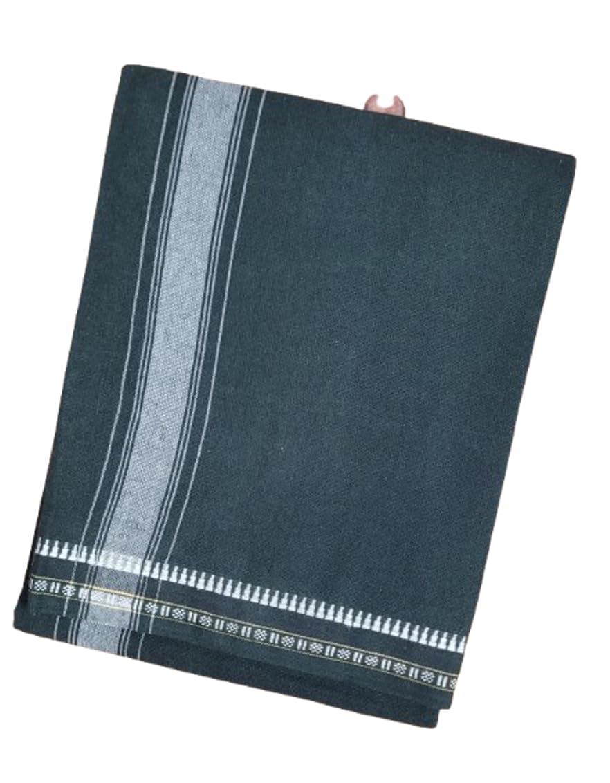 Men's Soft-Finish Cotton Khavy Dhoti with Traditional Border – 2 Meter