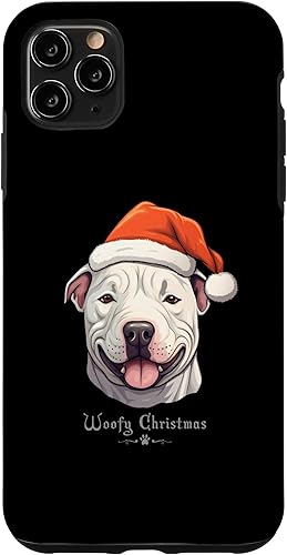 iPhone 11 Pro Max Dogo Argentino Dog Funny Woofy Christmas Simple Design Case