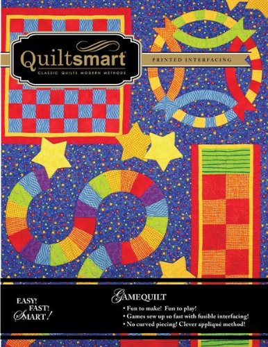 QUILTSMART - Game Quilt Classic Pack - PRINTED INTERFACING Kit - Just add fabric. Complete with Instructions