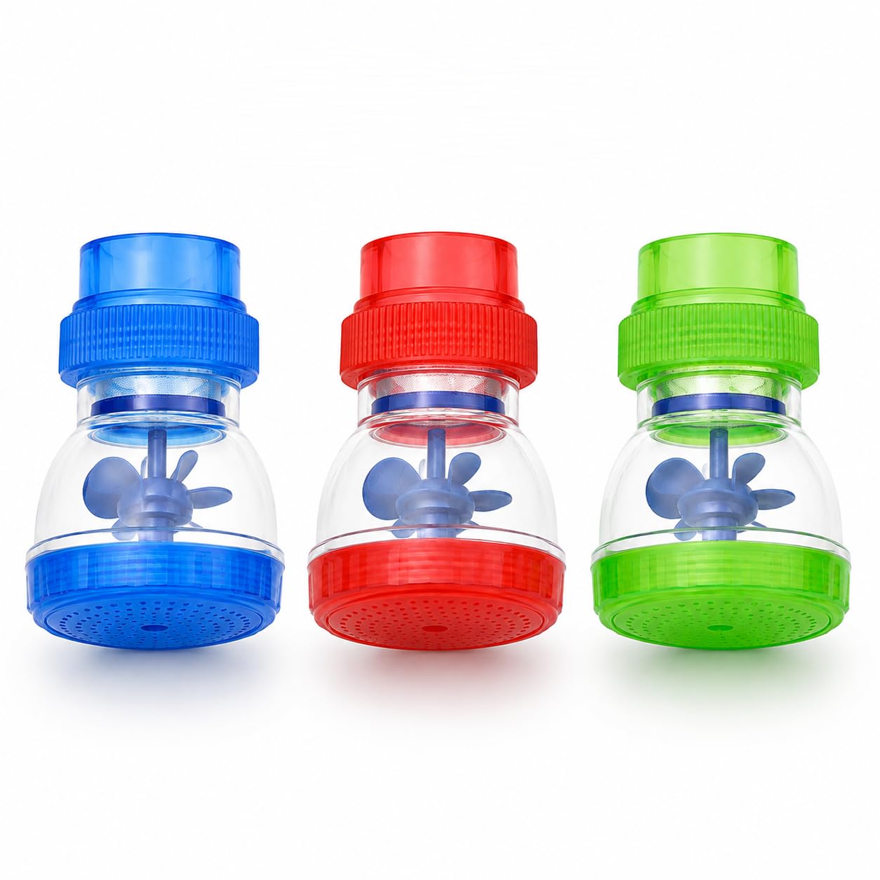 MeeTo Kitchen and Bathroom Tap Sprinkler Shower Head-Fit to All Tap (Multicolour) (Pack of 3)-image-36