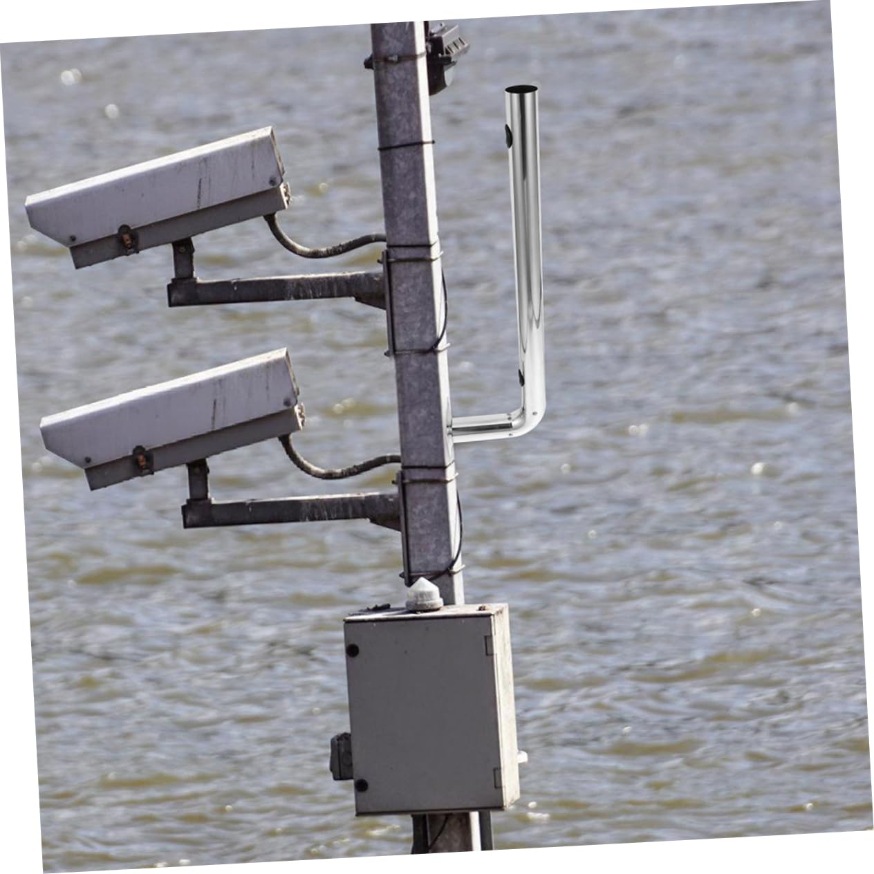 Vaguelly Soporte De Infrarrojo De Acero Inoxidable Soporte Para Puente Inalámbrico Montaje Para Exteriores Para Instalación De Antena De Seguridad