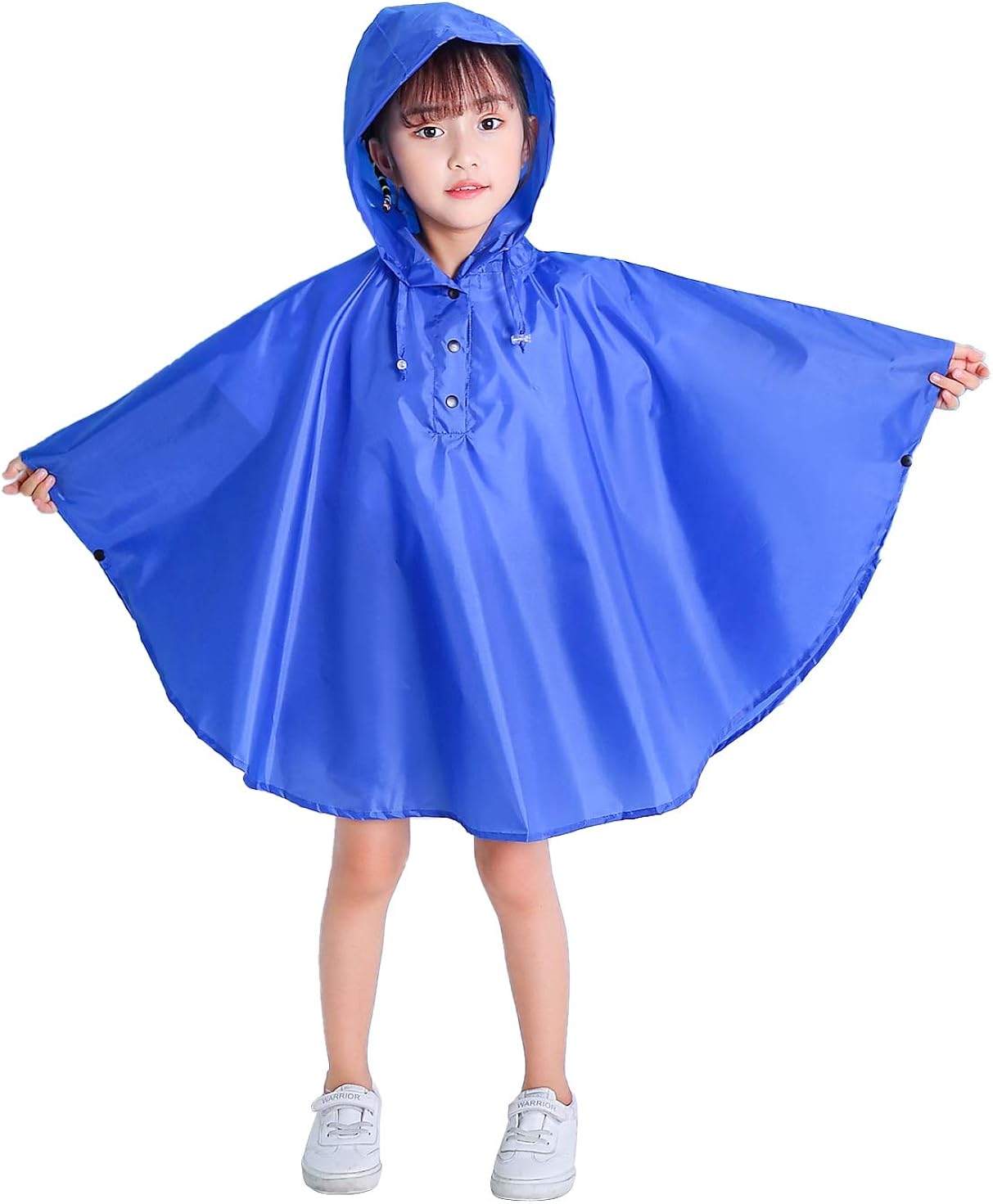 Spmor Kids Rain Poncho Hooded Jacket Rain Coat: Clothing, Shoes & Jewelry
