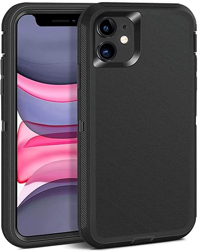 Miniatura 12 de MAXCURY Funda protectora para iPhone 11, resistente con absorción de golpes, sin protector de pantalla, parachoques de policarbonato duro + cubierta