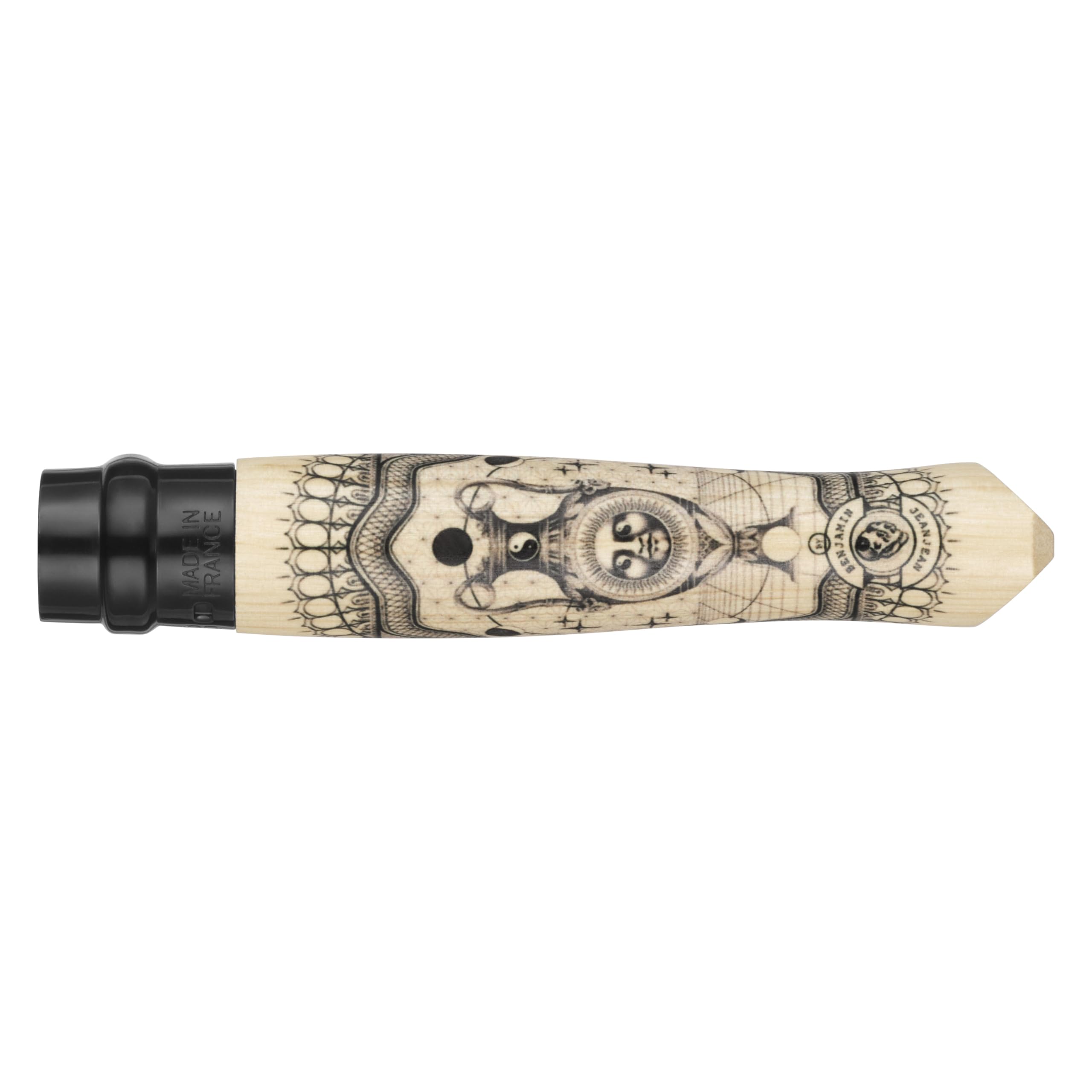 OPINEL - Couteau de poche édition limité lame noire N°08 Cosmos Benjamin Jeanjean
