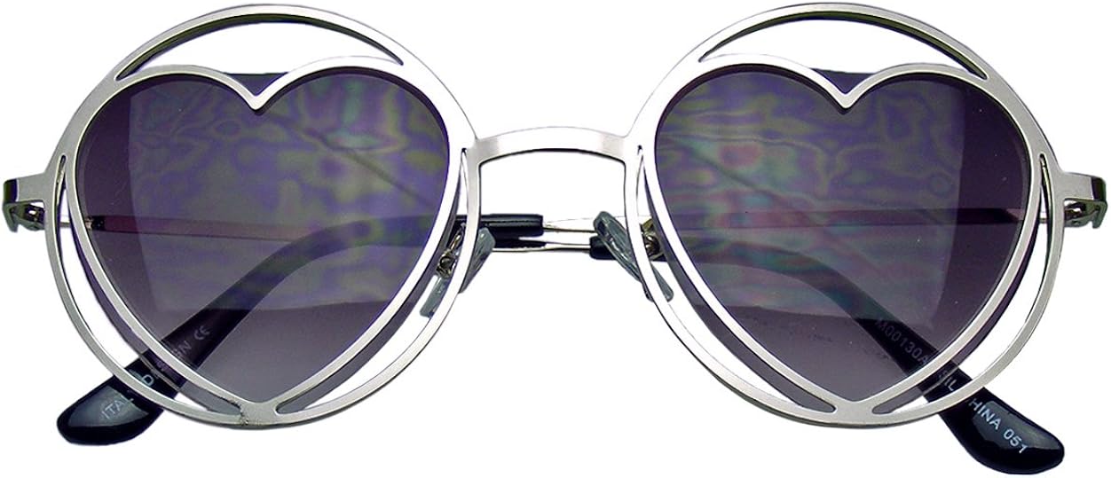 Heart circle sunglasses Clearance