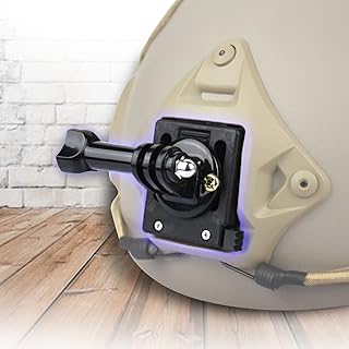 Military Helmet Fixed Mount Base Adapter Bracket For Hero Camera Camcorder, Helmet Mount, Nvg Mount