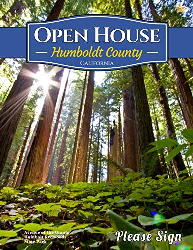 Humboldt County Open House: A Guest Book for Humboldt County, California for Real Estate Professionals and People who want to sell their homes.
