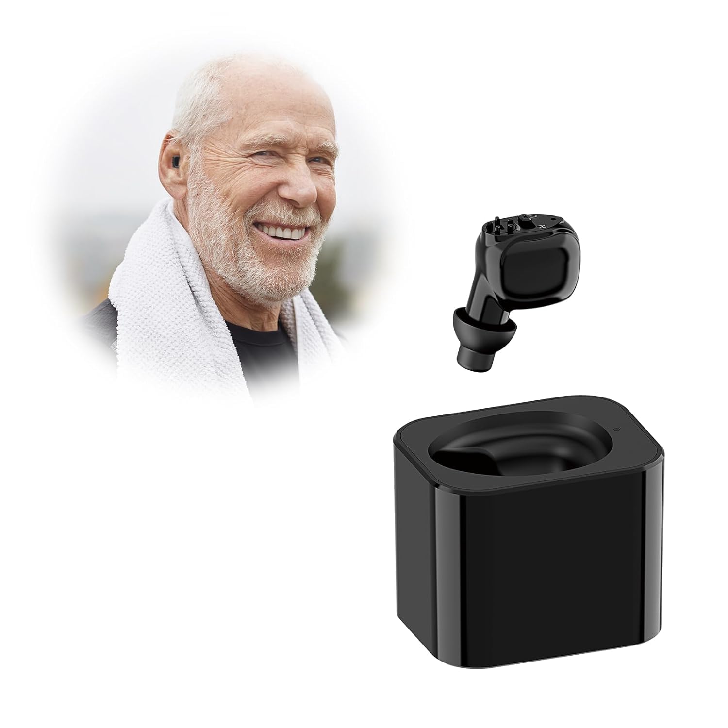 See full amazon price history chart for EAROTO Hearing Aid Lightweight Intelligent Noise Reduction Multifunctional Monaural Sound Amplifier (Black) EAROTO Hearing Aid Lightweight Intelligent Noise Reduction Multifunctional Monaural Sound Amplifier (Black) (B0D392RZ24) Amazon Price History, Amazon Price Tracker