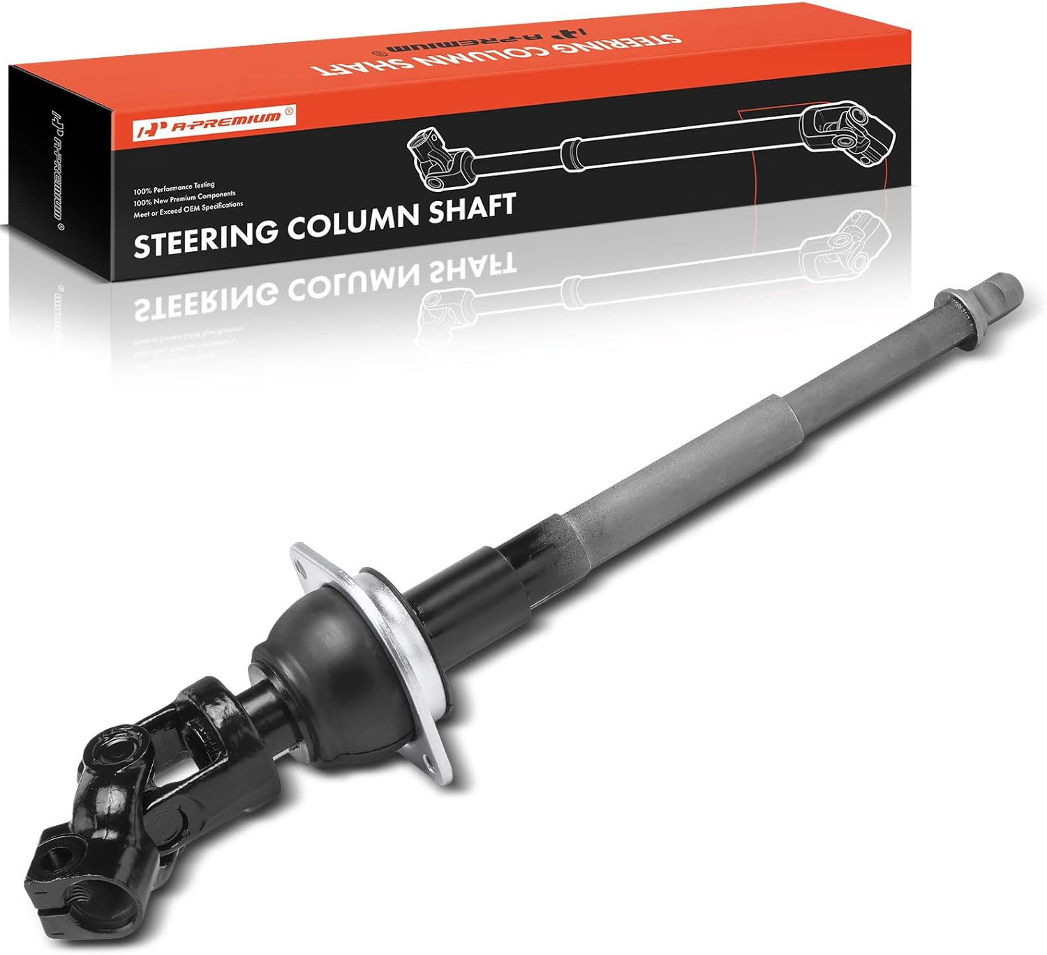 A-Premium Intermediate Steering Shaft Steering Column Shaft Compatible with Ford Crown Victoria 1995-2002, Lincoln Town Car 1995-2002, Mercury Grand Marquis 1995-2002, Replace # F5AZ3B676A F8AZ3B676AB