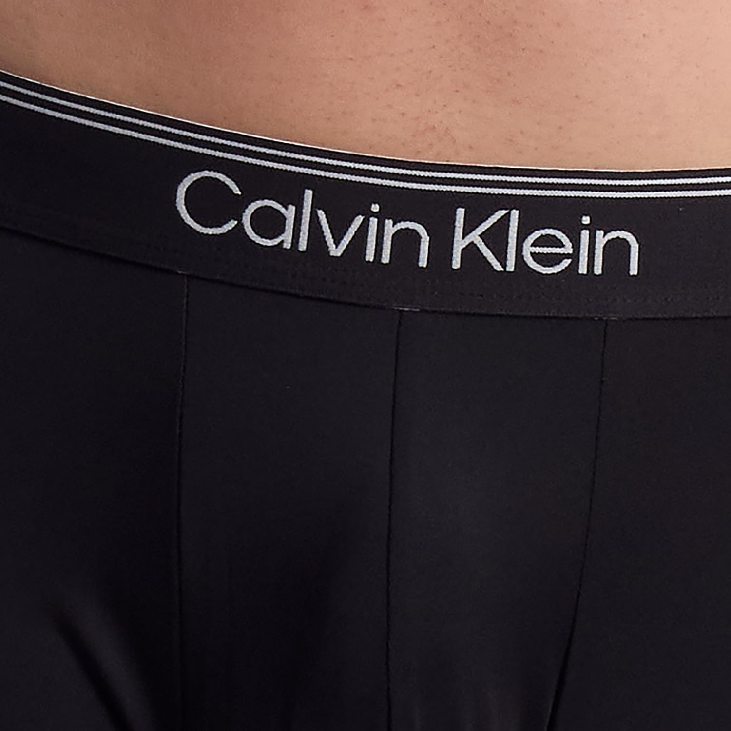 Calvin Klein Confezione da 3 Boxers Pantaloni Elasticizzati in Microfibra a Vita Bassa NB4409 da Uomo