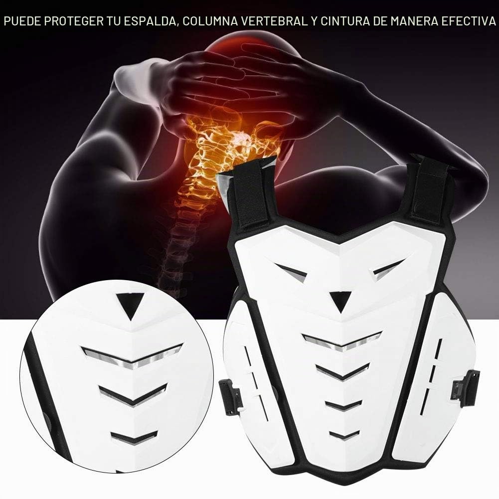 Dioche - Protector para motocicleta o ciclismo, blanco