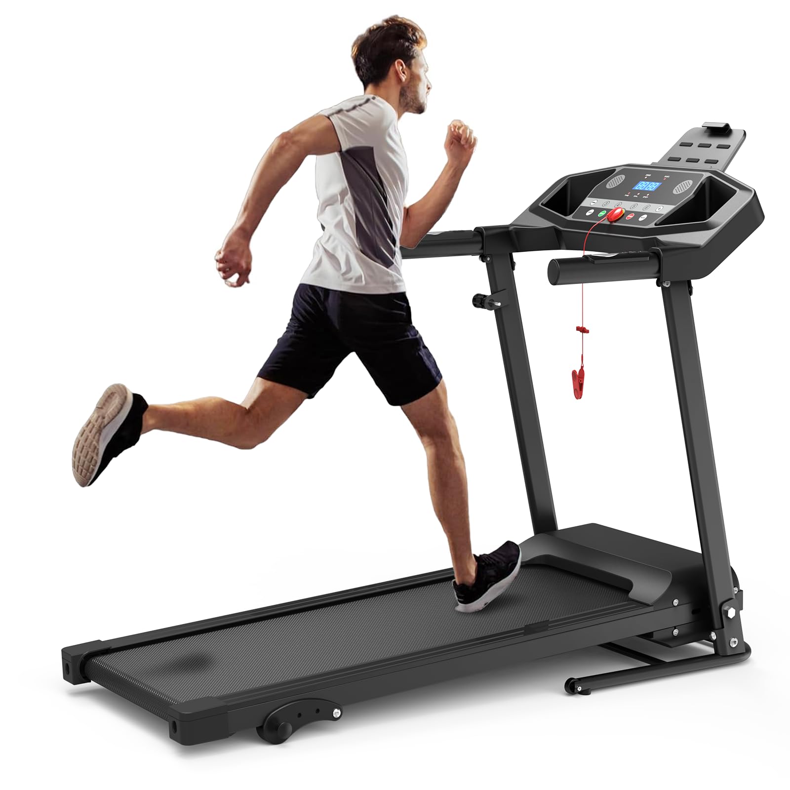 15 Levels Auto Incline OMA Electric Exercise Treadmills For Home - Main Image