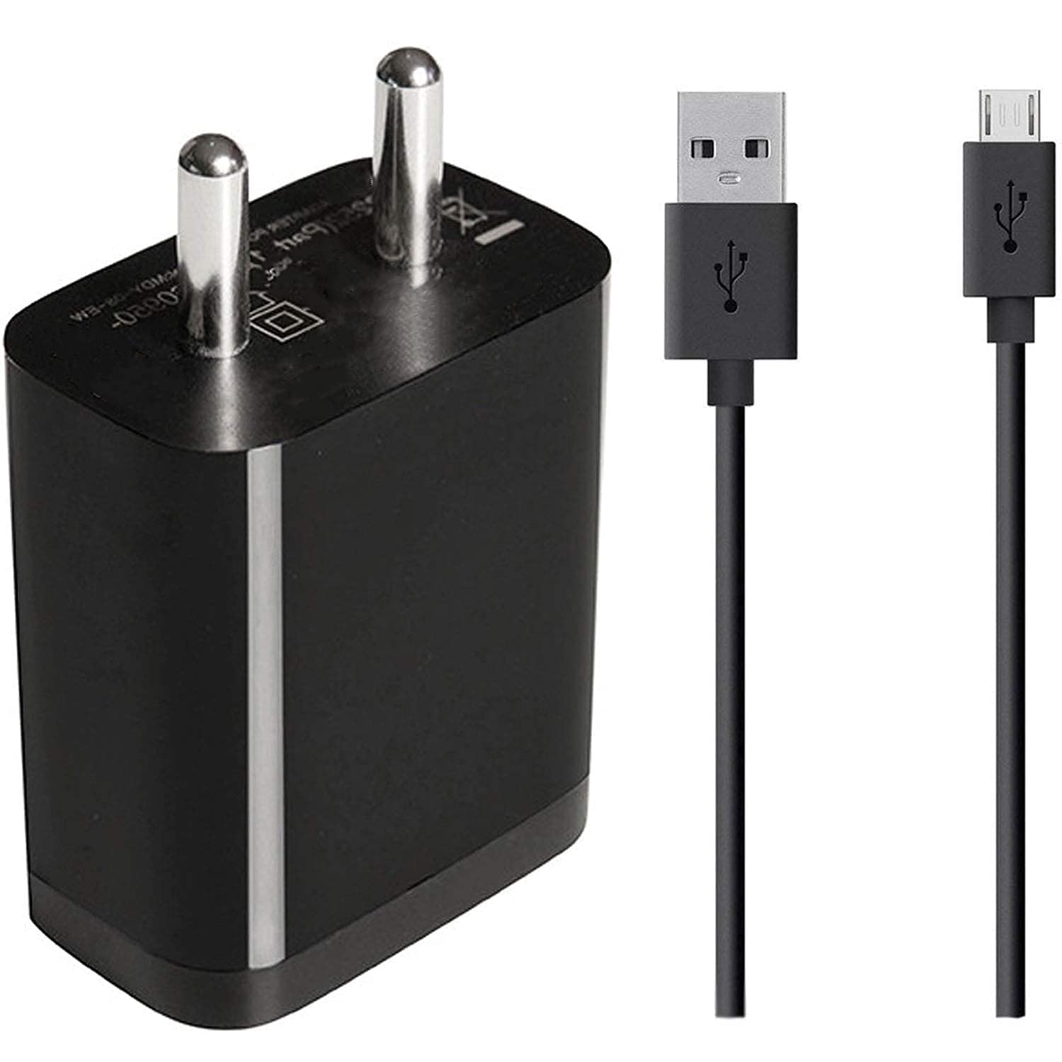 Fast Charger Compatible for Xiaomi Redmi 10A / 10 A Xiaomi Note 3, Redmi Note 5 Pro Charger Original Adapter/Wall Charger with 1M Micro USB Charging Data Cable (2.4 Amp, Black)-picture-40