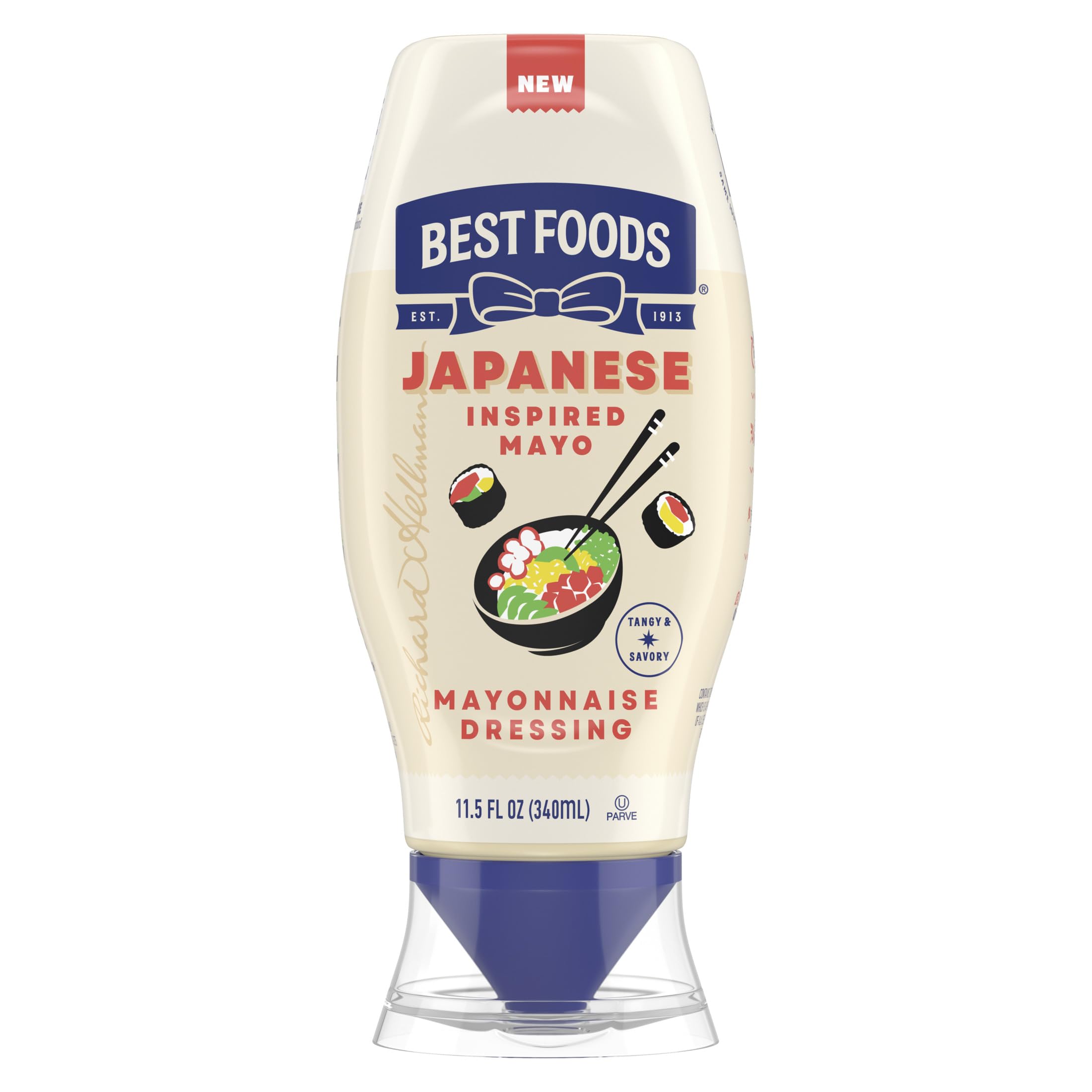 Best Foods Dijo-Mayo Smooth & Savory Mayonnaise Dressing for Fries, Burgers, Potato Salads, Sandwiches, Mayonnaise Dressing With Real Dijon, 11.5 oz 1 ct