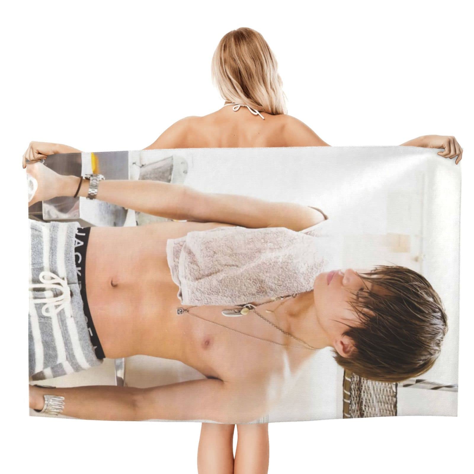 Amazon｜菊池風磨2 ビーチタオル バスタオルマイクロファイバー