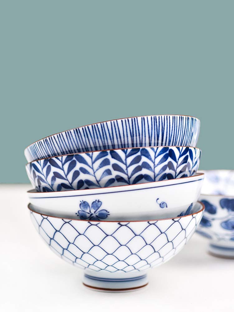 Japońska ceramiczna duża miska do serwowania, ceramiczna miska do serwowania, mała biała salaterka, miska na zupę ramen, na przekąski, imprezy, jedzenie, płatki śniadaniowe, makaron