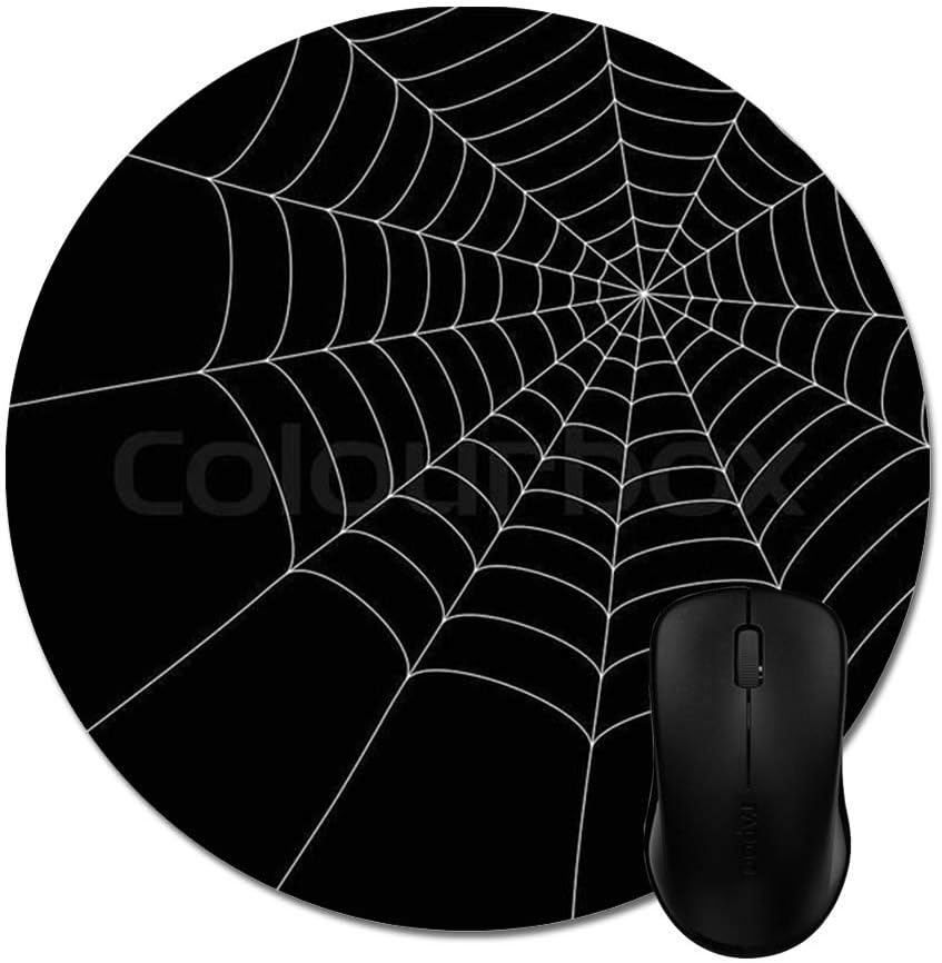 Tappetino Mouse Effetto Marmo - &Oslash; 22 Cm Rotondo, Antiscivolo, Design Moderno