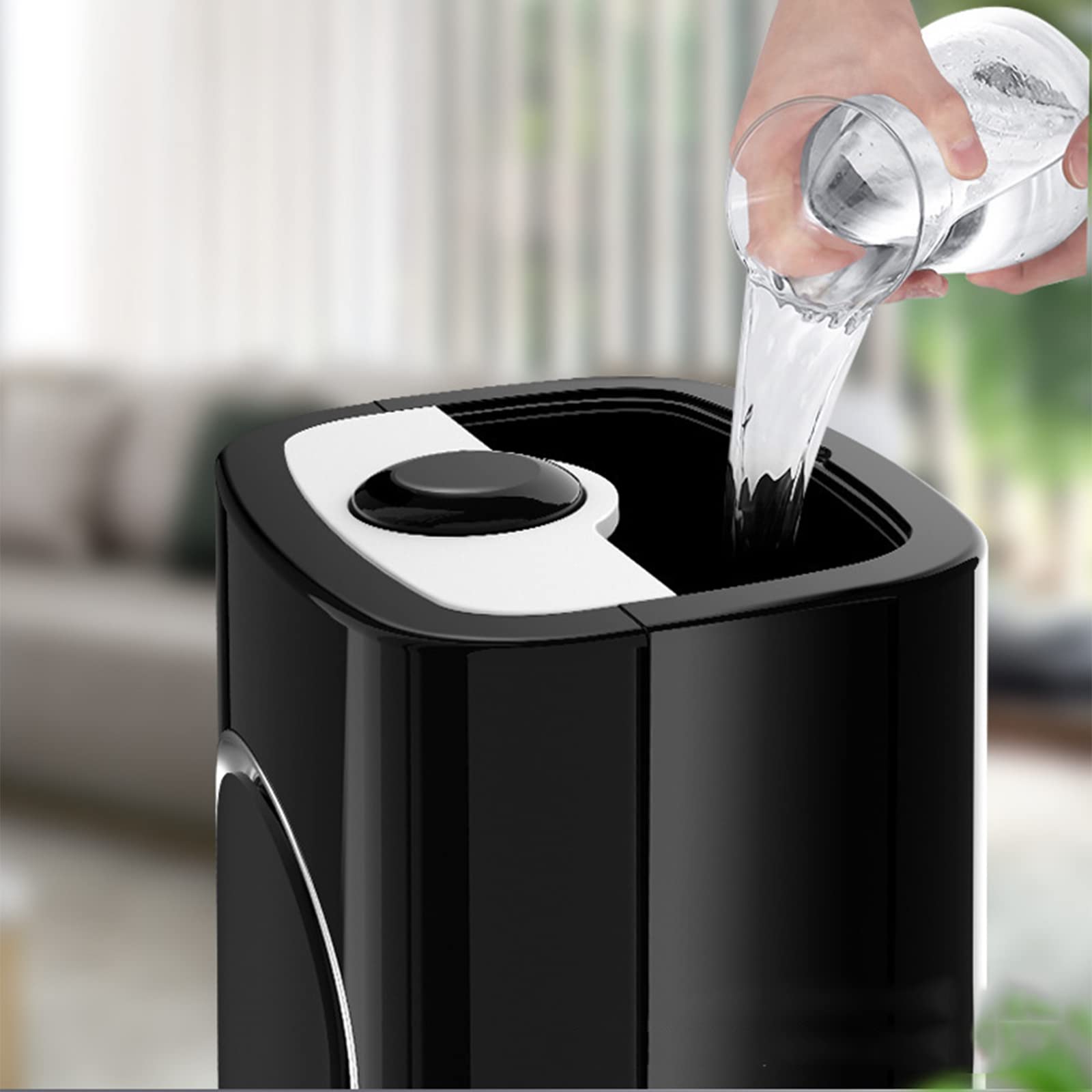 Humidificador Humidificador de 8 l Humidificador de Aire Humidificador silencioso con luz Nocturna Humidificador Apagado automático sin Agua para el hogar Dormitorio del bebé Oficina