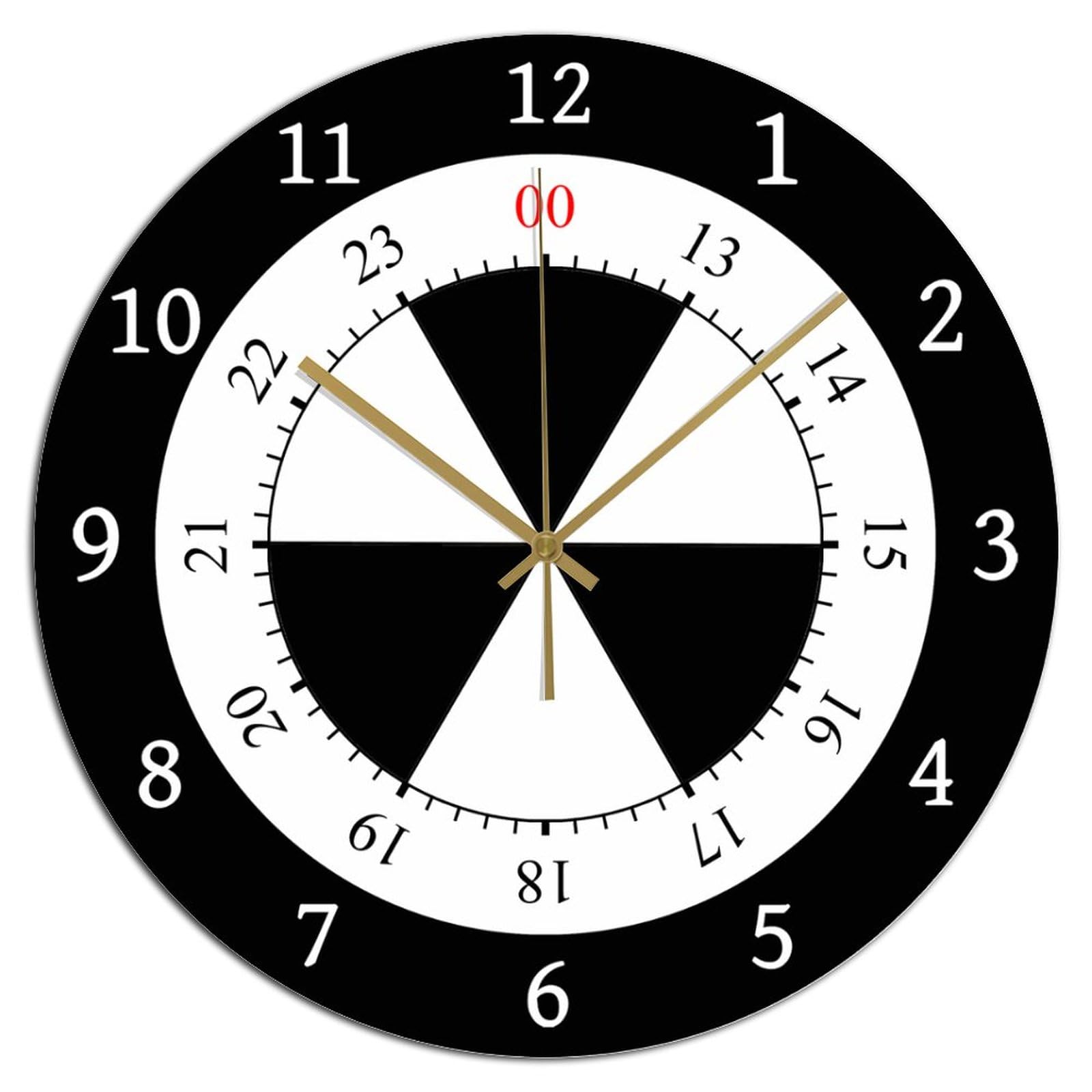 reloj de hora militar