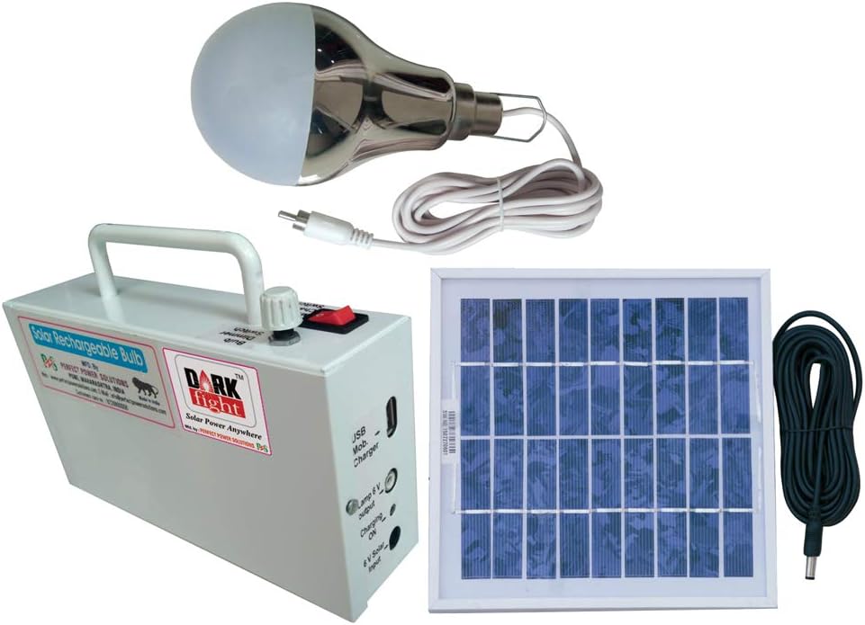 Dark fight 7.5V 700 mAh Solar Rechargeable Bulb