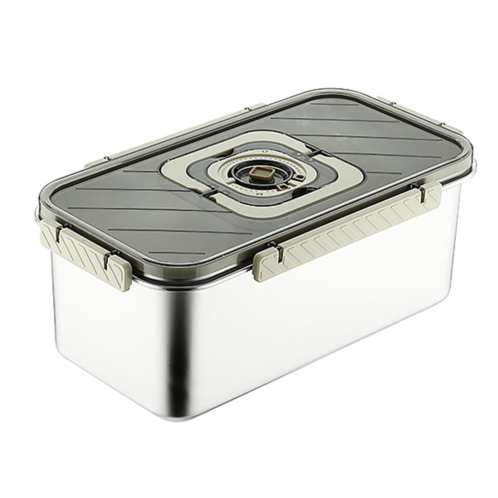 Hsioluted Secure Bread Storage with Date Function and Stackable Design Constructed From Stainless Steel Rustproof Bread Container
