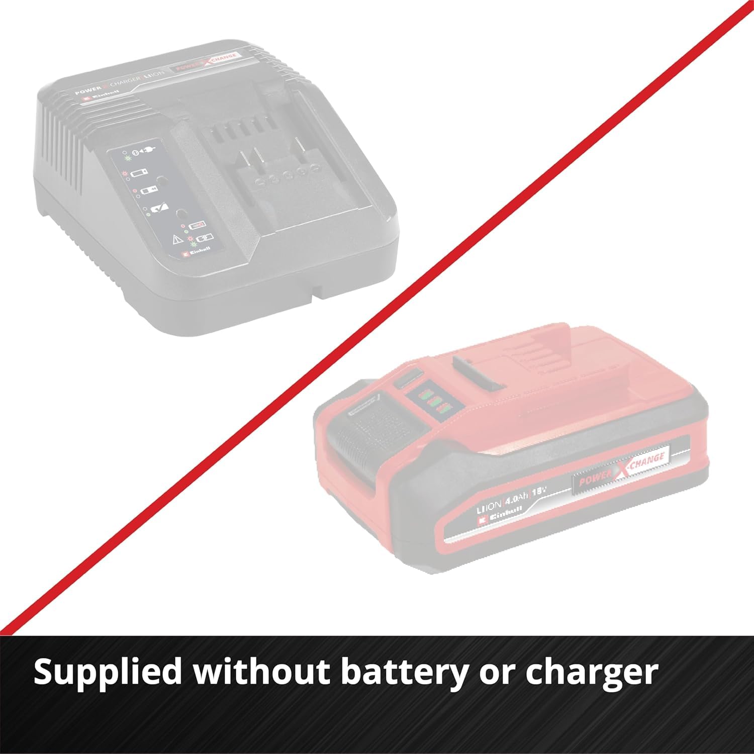 Einhell Wentylator bezprzewodowy GE-CF 18/320 Li-Solo Power X-Change (18 V, silnik bezwęglowy, 4 poziomy prędkości, bezstopniowa regulacja, wiele możliwości mocowania, sprzedawany bez akumulatora)