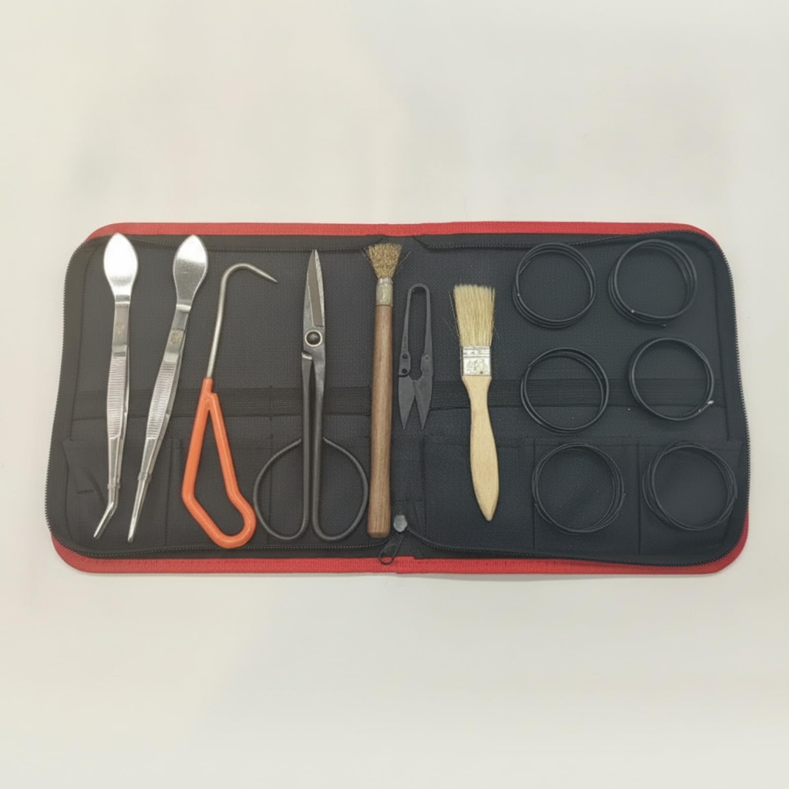 Baoblaze Sécateur Précision avec Kit Complet d'Outils Jardinage Étui à Rouleau pour la Taille s Fleurs la Culture en Surface et Le Transport vers Le Jardin