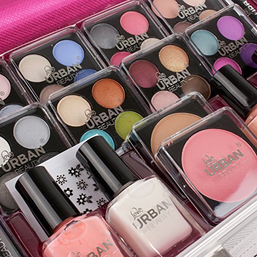 Love-Urban-Beauty-64-Piece-complete-Beauty-Makeup-Vanity-Cosmetic-Storage-Set