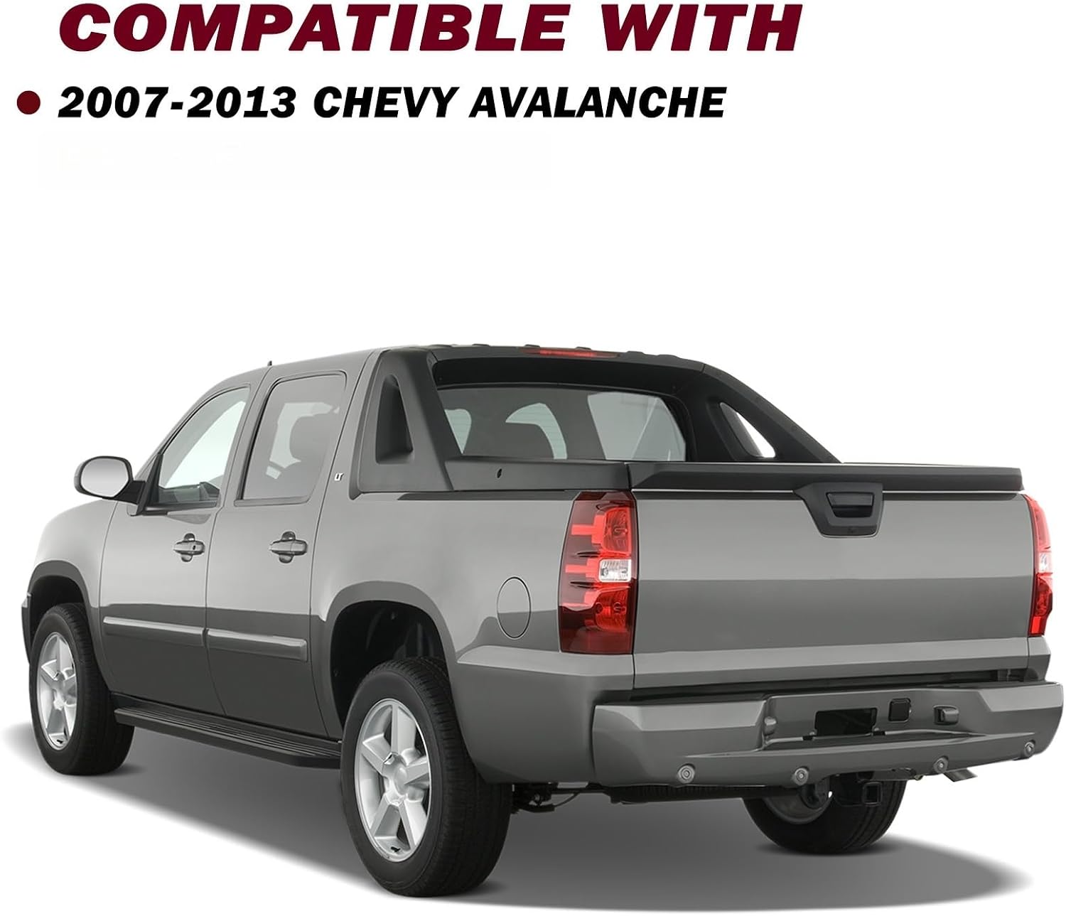 JSBOYAT Tail Light Assembly Compatible With 2007-2013 Chevy Avalanche Rear Taillight OE Direct Replacement Brake Tail Lamp LH (Left Driver Side)