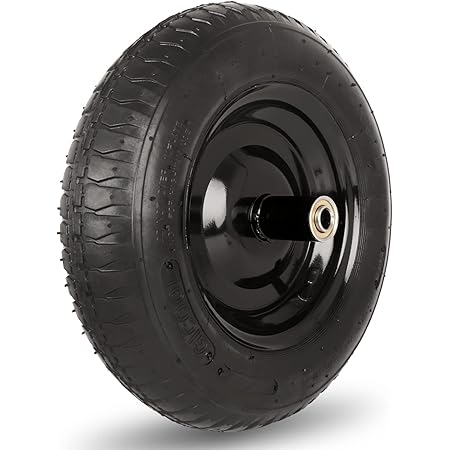 MZREXN 13x5.00-6" Tiller Tire And Wheel 2 Pack, 3/4" Axle