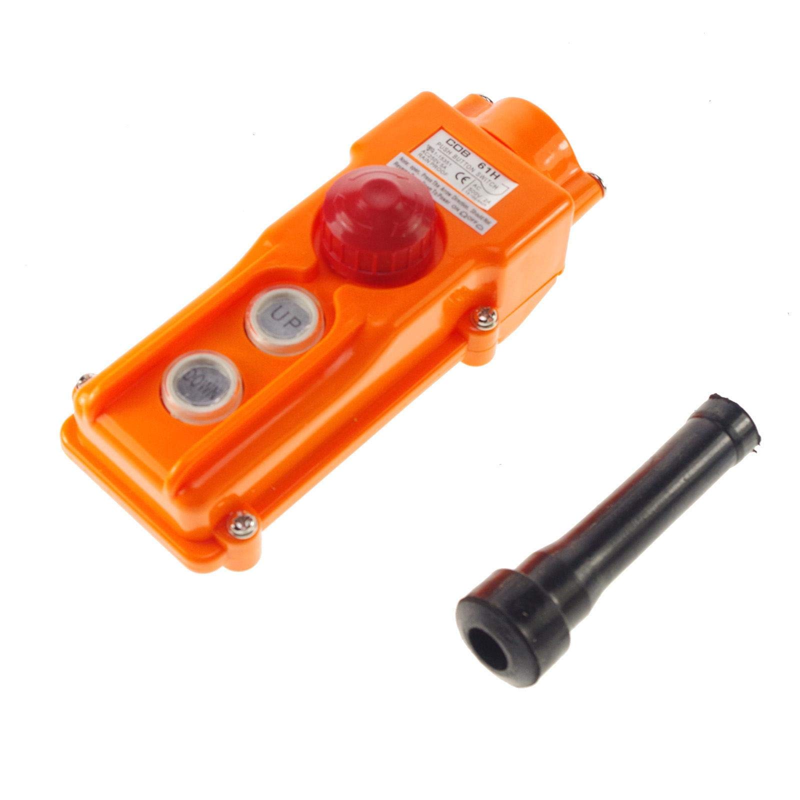 Interrupteur d'urgence pour grue station de commande pendante bouton poussoir haut bas ABS