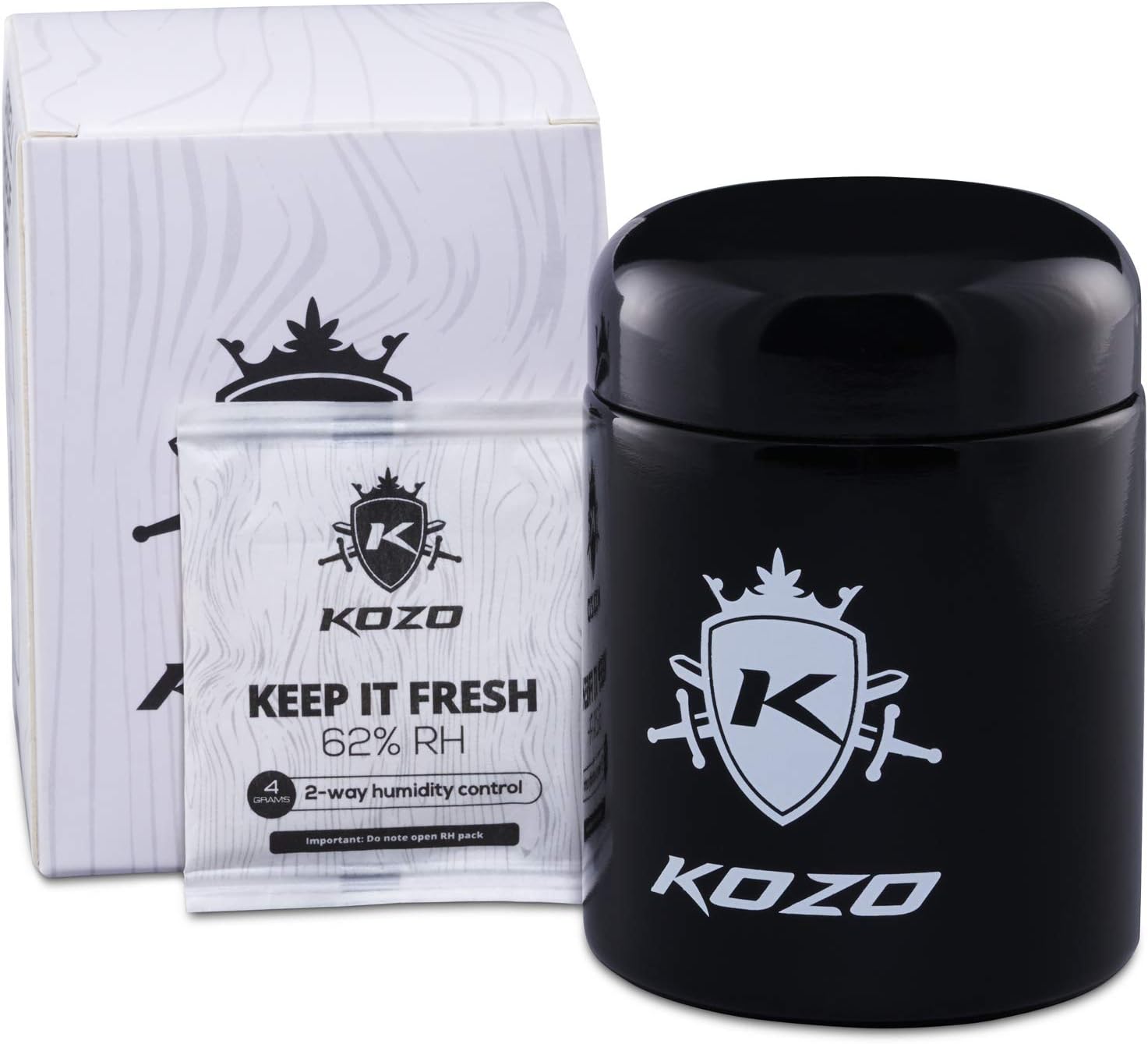 TROPIK GOODS Smell Proof Stash Container Airtight Glass Jars, Herb Keeper Jar, 1