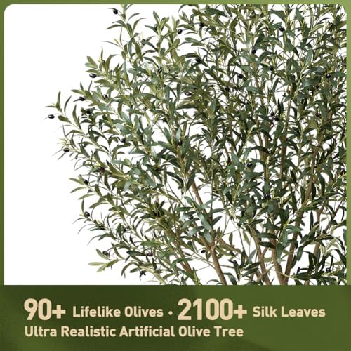 Adjustable branches of the VeriNatural Artificial Olive Tree for customizable styling