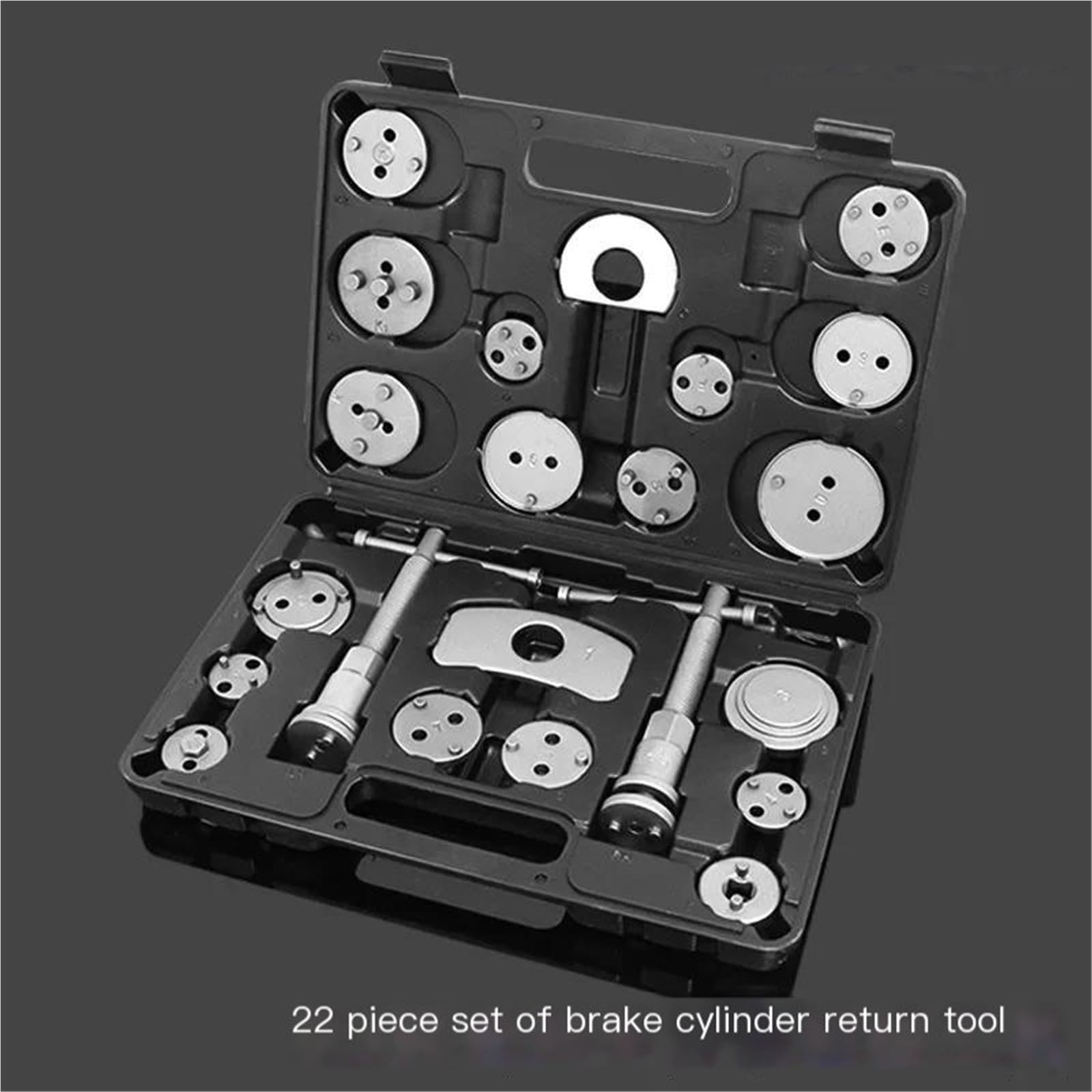 Ajustador freno de tambor 22 Piezas De Herramientas De Retorno De Subbomba De Freno, Pistón Superior Y Trasero, Desmontaje Y Reemplazo De Pastillas De Freno piston calibre freno