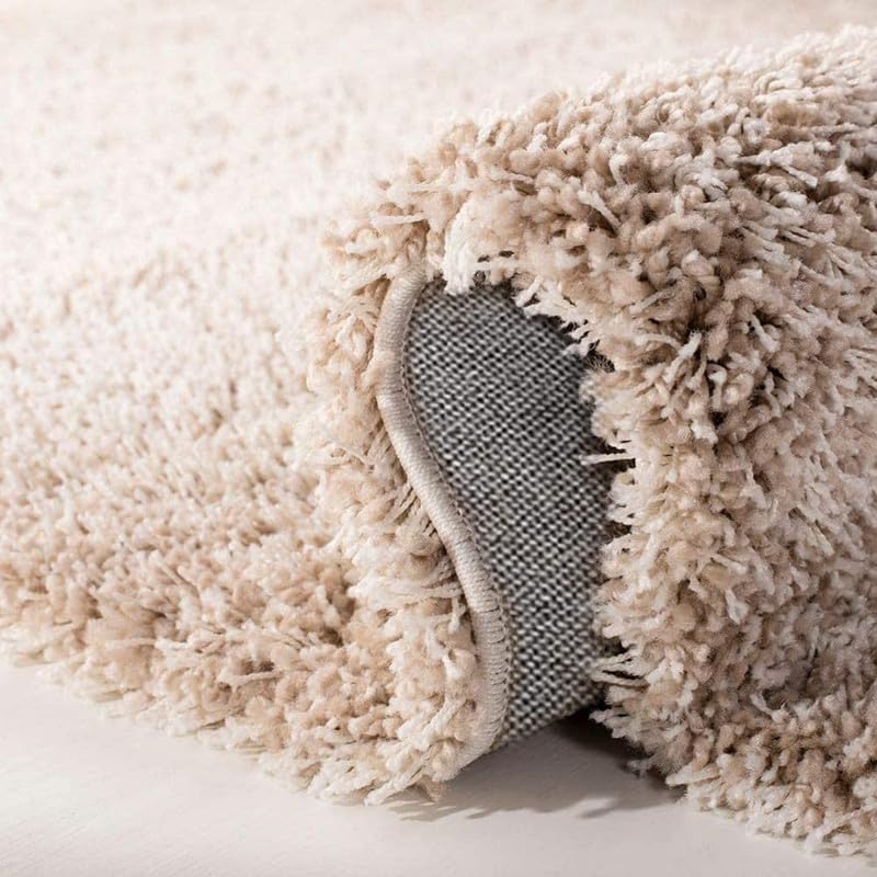 Image of Carpet for Living Room 5X7 FEET Modern Soft Shaggy Carpet Thick, Fluffy & 2 inch Pile Shag Rug for Your Kids Room, Bedroom & Livingroom (Light Beige)