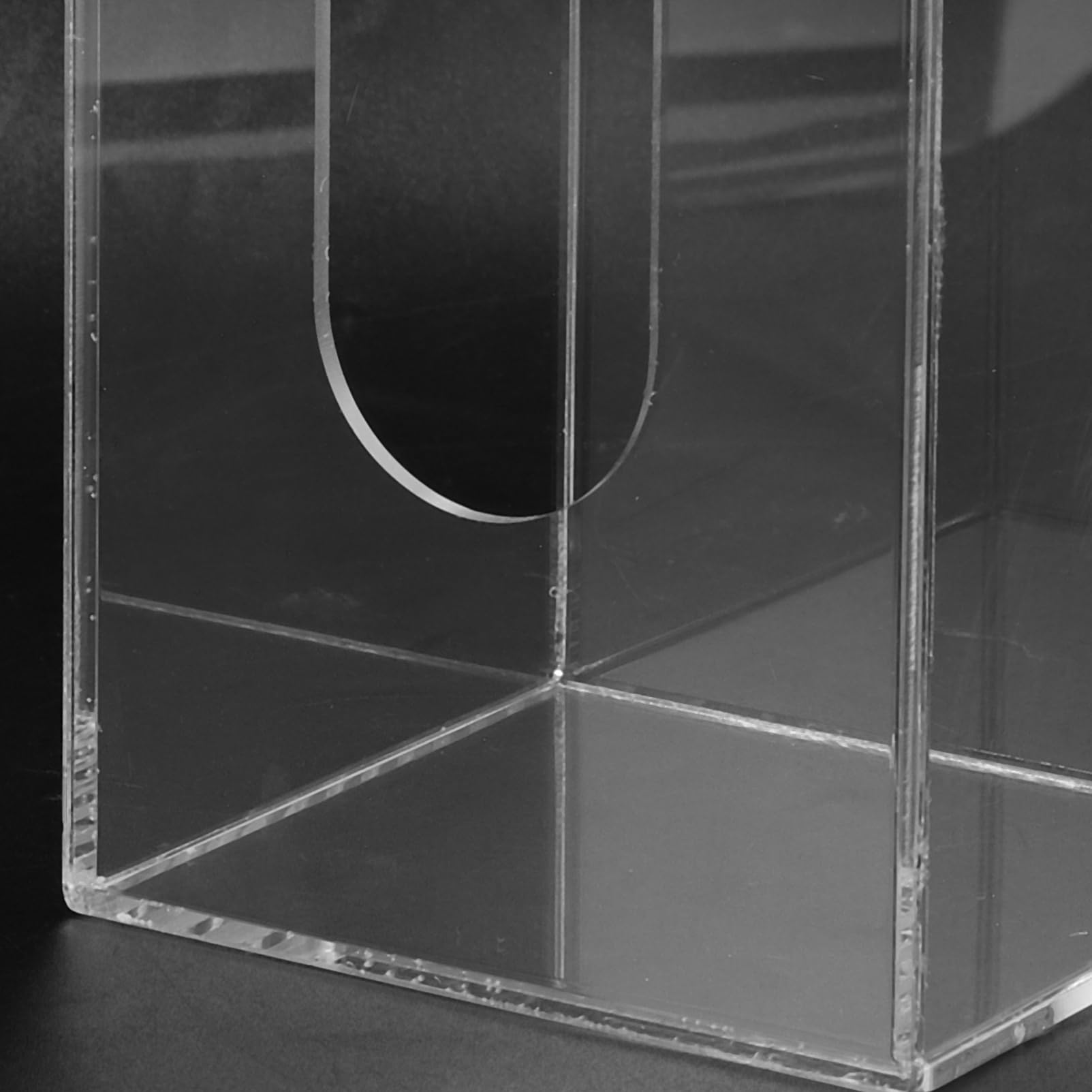 Gatuida 2pezzi Dispenser Da Muro Acrilico Per Maschere e Guanti Contenitore Trasparente Per Uso Ospedali e Laboratori Facile Accesso e Riempimento