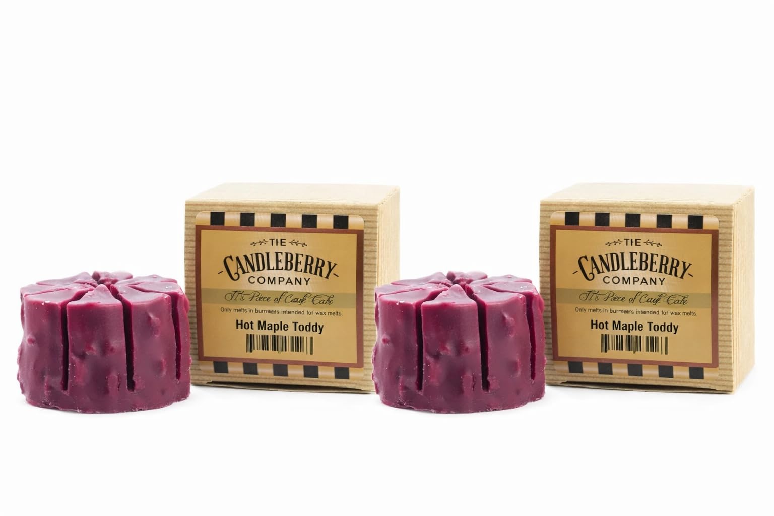 Two Candleberry Hot Maple Toddy Simmering Tarts